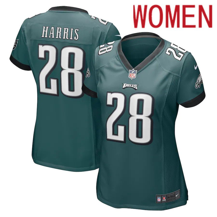 Women Philadelphia Eagles #28 Anthony Harris Nike Midnight Green Game NFL Jersey